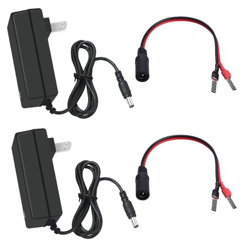 2 PCS Universal 1Amp Power Tool Battery Charger Compatible with Dewalt 20V, Milwaukee M18 18V Lithium-Ion Batteries - Multi-Brand Charger for Power Tools, Activate The Dormant Battery - size: 1A