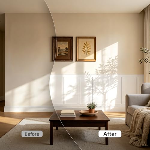 WADILE Premade Board and Batten Wall Panel Kit - size: 30 Pack