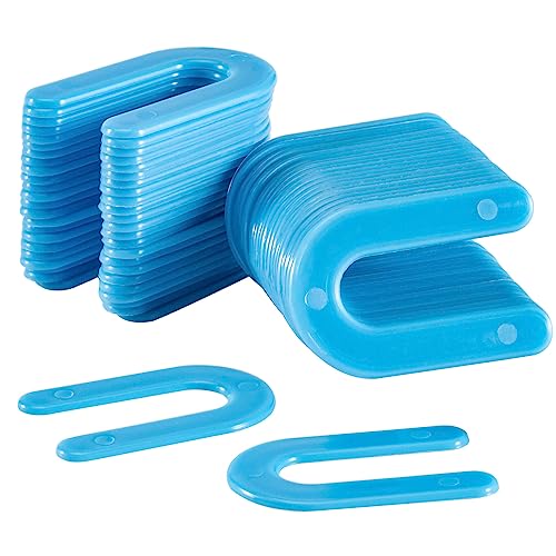 Sukh Leveling System Tile Spacers - 1/16 Inch Plastic Horseshoe Shims