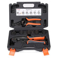 iCrimp Ratchet Crimping Tool Set with Quick Change Jaws AWG 20-2