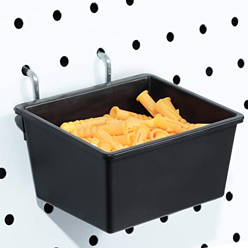 Pegboard Hooks with Bins, Peg Locks, for Organizing Various Tools, 117 PCS, 60 of Which are Locks - style: 117PCS