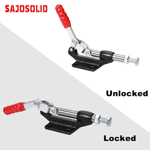 2-Pack, 304E Push Pull Toggle Clamp, 851 lb Holding Capacity - style: 304E,2PK