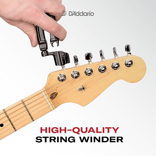 D'Addario Pro-Winder Guitar String Winder Tool, White - color: White, style: Guitar