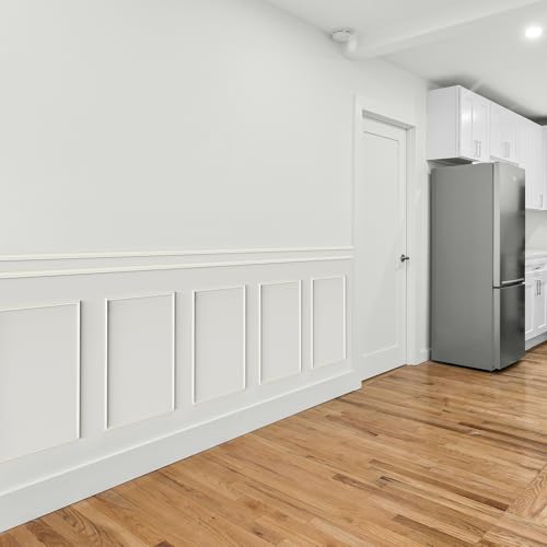 Melkus Peel and Stick Wall Molding Kit, 3 Sets 20"x27" Precut Wainscoting Panels, Self Adhesive Molding Trims for Interior Wall Décor - size: 3 Set/20"x27"