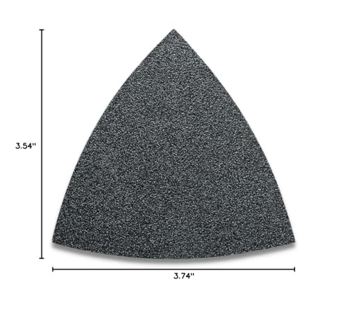 Fein Sanding Sheets with Hook & Loop Attachment - size: 80 Grit, 50-Pack