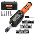 38pcs Digital Torque Screwdriver 1/4" Drive(1.01-106.2in-lbs/0.11-12Nm)