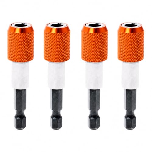 Magnetic Drill Bit Holder 4PCS 1/4" Quick Change Drill Adapter - size: 1/4 (Pack of 2)