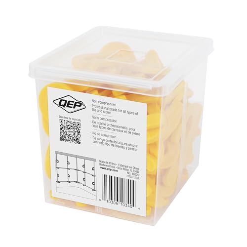 QEP 3/16" Horseshoe Shim Tile Spacers for Marble, Granite, Stone, Floor and Wall Installations (100 Pack) - style: 3/16-Inch 100-Pack