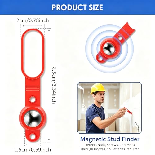 4Pcs Magnetic Stud Finder, 27 Pounds of Pull Power Stud Ball 52300 - size: 4 Pack