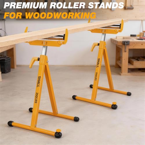 SHALL Roller Stand, Heavy-Duty Folding Roller Stands with 250 LBS Capacity