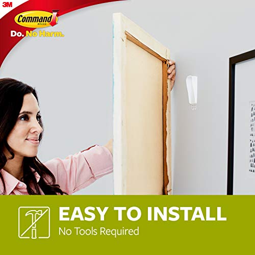 Command 3 lb Canvas Hangers, 3 Hangers, 4 Strips