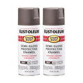 Rust-Oleum Stops Rust Spray Paint, Semi-Gloss Anodized Bronze - color: Semi-Gloss Anodized Bronze, size: 12 Ounce (Pack of 2)