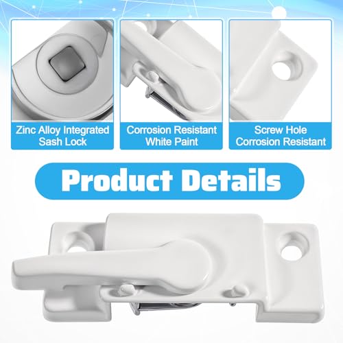 6PCS Window Sash Locks for Vertical and Horizontal Sliding Window