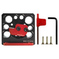 Dowel Maker Jig Kit, 8 Hole Dowel Maker Round Rod Auxiliary Tool Electric Drill Milling Inserts for Wooden Rods Sticks Woodworking (Imperial)