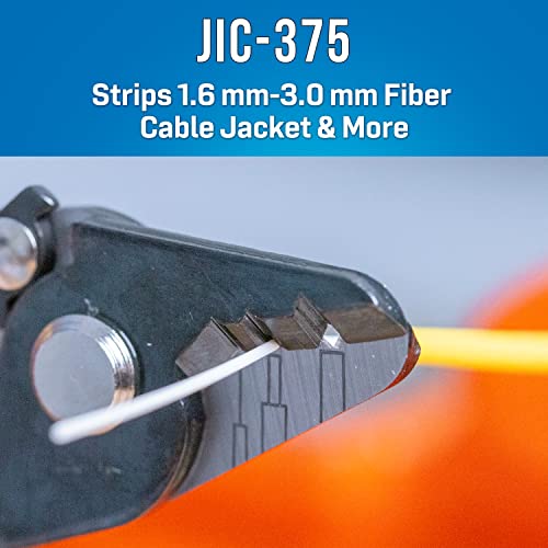 Jonard Tools TK-283 Fiber Cleaning Kit with Kevlar Cutting Shears, 3 Hole Fiber Stripper, Cleaning Fluid, Dry Wipes, and Carrying Case - style: Fiber Cleaning Kit