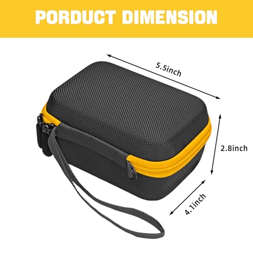Hard Case for Fanttik A10 Apex 3-in-1 / A10 Pro 2-in-1 Digital Laser Tape Measure – Shockproof Dustproof Measuring Tape Protective Carrying Case