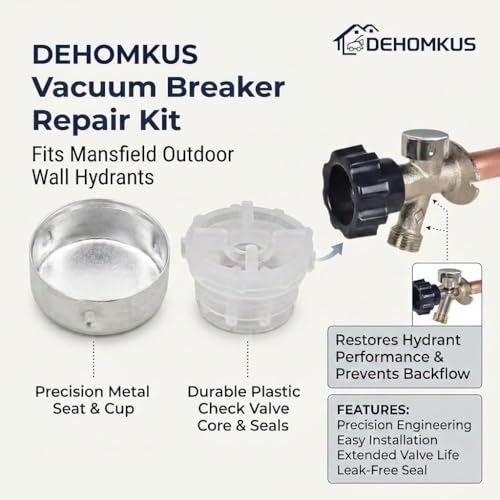2Pcs 630-7500 Vacuum Breaker Repair Kit | Fits for 300 400 500 Series Part Accessories, Anti Siphon Repair Kit, Pressure Vacuum Breaker, Outside Faucet Wall Hydrants