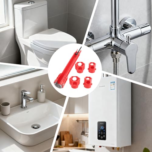 14-in-1 Multi-Functional Plumbing Wrench, Fit Common Plumbing Fixtures