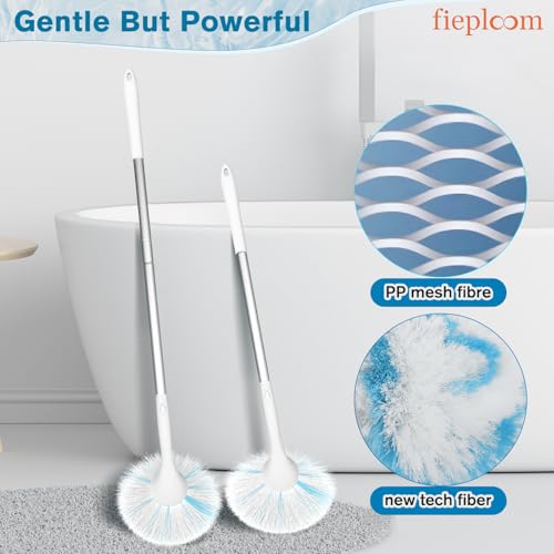 Non-Scratch Tub Tile Scrubber Brush, 48" Long Handle (1-Pack)