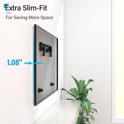 Supcline No Drill No Stud TV Wall Mount for 26-65 Inch TV up to 154 lbs - size: 26-65 Inch