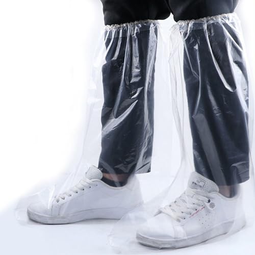 Fancystyle 10 Pairs Pack of 20 Disposable Thicker Boot and Shoe Covers 19 - color: Clear, size: 10 Pairs(20)