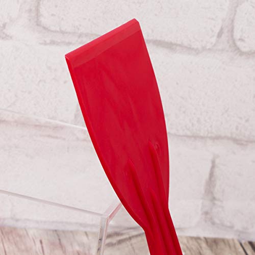 Bates- Plastic Putty Knife Set, 6 Pack Flexible Scrapers - color: Red, size: 1.5, 2, 3, 4, 5, 6 Inches, 6 Pack