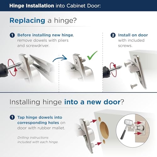 Amerock 1 Pair 1/2" Overlay Self-Closing Euro Concealed Cabinet Hinge - size: 1/2 Inch (13 mm) Overlay