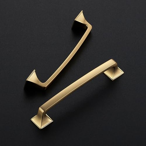 30 Pack Kitchen Cabinet Handles 5 Inch Champagne Bronze Cabinet Pulls - color: Champagne Bronze, size: 5 Inch Hole Centers