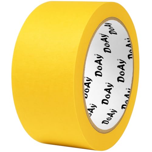 Yellow Painters Tape - Masking Tape 2 Inch Wide (1.88" x 90FT) - Multi-Surface, Smart Adhesion, Indoor & Outdoor - 1 Roll Paint Tape for DIY, Labeling, Art, Car (#3910) - color: Yellow