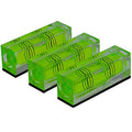 Small Bubble Level rectangle Three Line Horizontal Pearl 522015 - size: Rectangle 521815