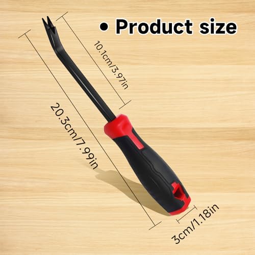 Staple Remover, Heavy Duty Staple Remover Tool,Upholstery Stapler Remover for Carpet,Wood,Floor, Furniture, Construction, Industrial Staple Lifter Removes Flooring, Carton Box Staples(Red/Black) - style: 1pc Staple Remover(Red/Black)