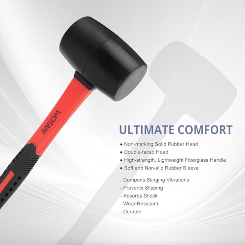 16 oz Rubber Mallet Hammer
