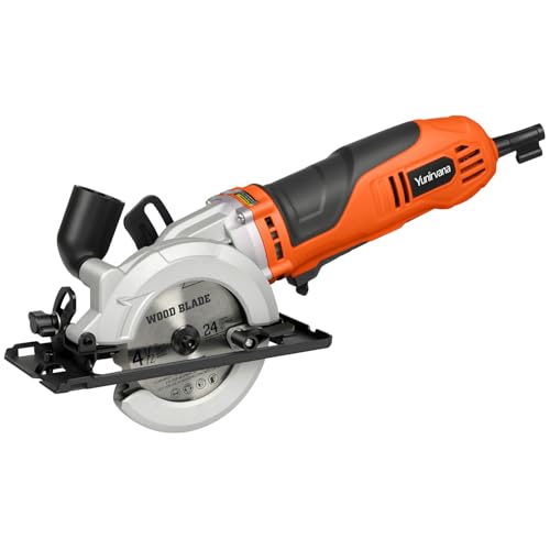Yunirvana 710W Corded Mini Circular Saw,5200RPM Electric Circular Saw