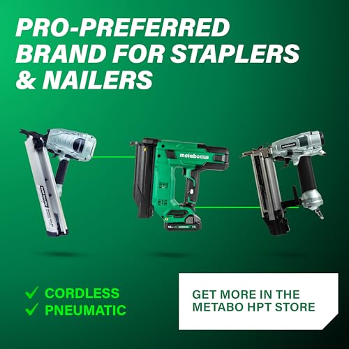 Metabo HPT Brad Nailer, 18 Gauge Cordless, 18V Kit, NT1850DG - style: NT1850DG - Includes Battery and Charger
