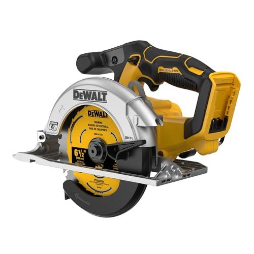DEWALT 20V MAX* 6-1/2 in. Brushless Cordless Circular Saw, Tool Only (DCS565B)