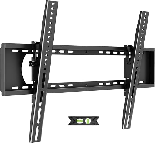 USX MOUNT Heavy Duty Tilting TV Wall Mount for 60-120" up to 220lb, Low Profile TV Mount Ultra Slim Wall Bracket fit 16-32" Studs, Max VESA 900x600 for 65 75 85 86 90 98 100 110inch Large Television - size: 50-120 inch