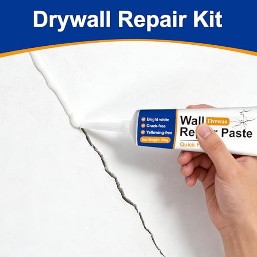 Drywall Repair Kit, Wall Mending Agent with Scraper, Wall Patch Repair Kit, Simple Filling of Wall Holes＆Efficient Crack Repair