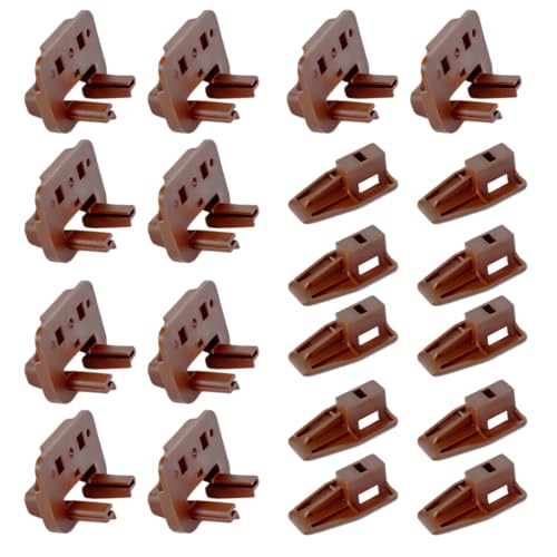 XTPTFABS 10 Set of Drawer Slides Repair Kits,Reinforced Hard Plastic
