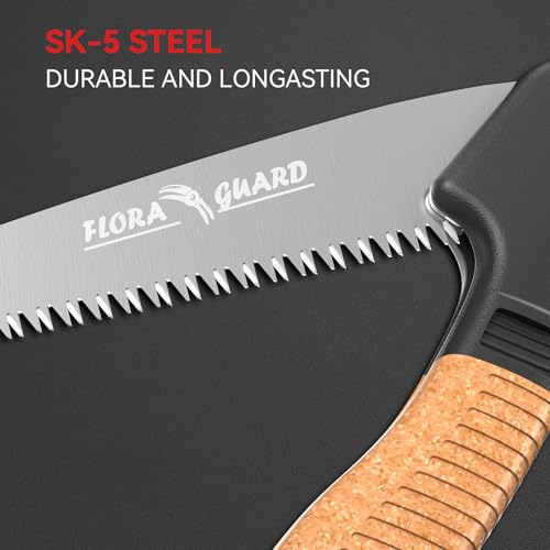 FLORA GUARD 7.7-Inch Folding Hand Saw - color: Gold, size: 7.7 Inch