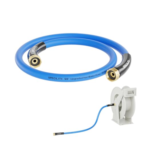 SPECILITE Female to Female Hot/Cold Garden Water Hose 3 ft x 5/8", Blue - color: 5/8" Female to Female Blue, size: 3 FT