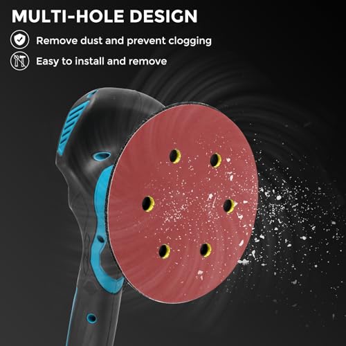 30Pcs Sanding Disc 5Inch 8 Hole Hook and Loop Sanding Paper - size: 5 Inch(100/150/180/240/320/400 Grit)