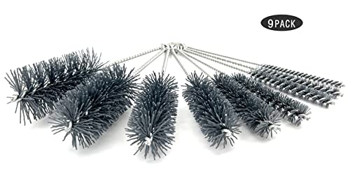 Pipe Cleaning Brush Set with Abrasive Filament Bristles
