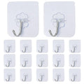 Bivethoi Self-Adhesive Hooks, 20 Pack, 2.36 inch - size: Medium hook