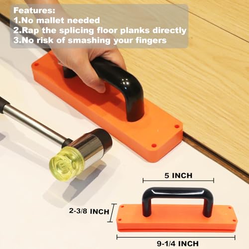 WHLLING 43PC Laminate Wood Flooring Installation Kit- 40Pcs Floor Spacers