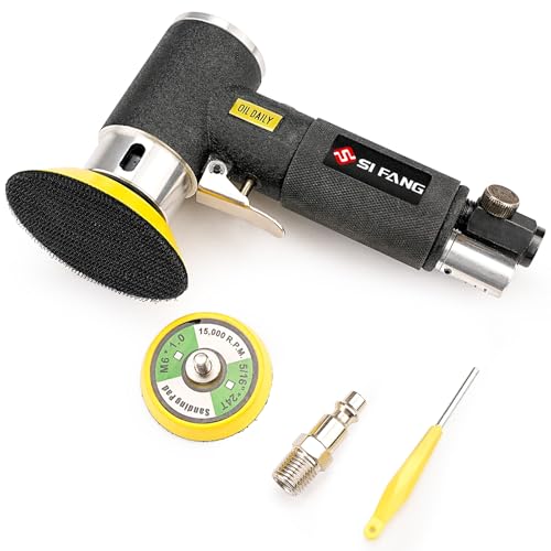 SI FANG 2'' 3'' Mini Orbital Air Sander High Speed Pneumatic Polisher - style: Air Sander Only
