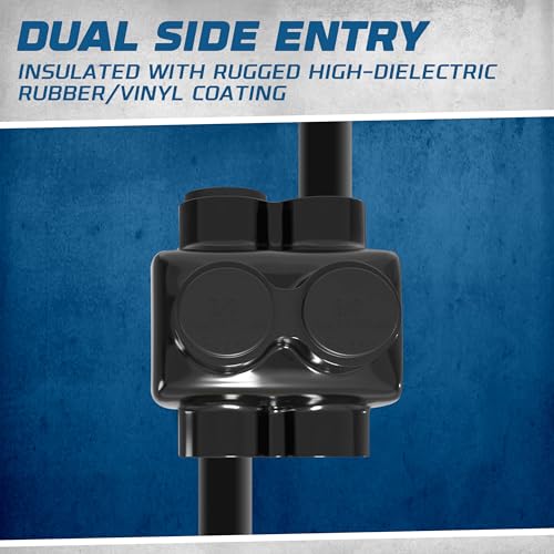 OHLECTRIC 2 Port Insulated Multi Tap Connector 2-14 AWG 4-Pack Lug