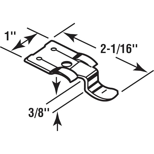 Prime-Line T 8500 Storm Window Snap Fastener, 3/8 In. x 2-1/16 In., 4 Pack - size: Pack of 4
