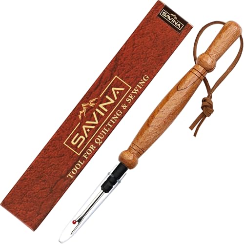 SAVINA Wooden Seam Ripper for Sewing, Stitch Remover Tool for Quilting - color: 1Pcs