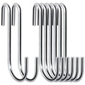 ESFUN 30 Pack 3 Inch S Hooks Heavy Duty Pan Pot Holder Rack Hooks Hanging Hangers S Shaped Hooks for Kitchenware Pots Utensils Clothes Bags Towels Plants - size: 3.0 inch