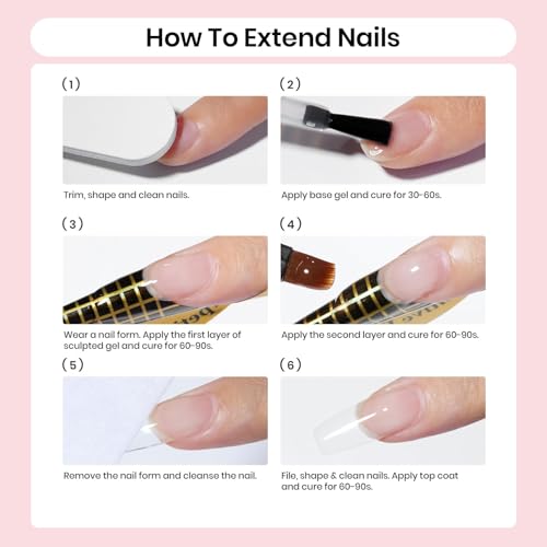 Beetles Hard Gel for Nails Nude Pink, 1 oz 9 in 1 Pink Builder Nail Gel - color: Nude Pink 1 oz